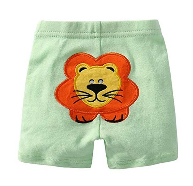 Monvecle Unisex Baby Multi Pieces Newborn to Toddler Cotton Long Pants Shorts Gift Sets (US, Age, 12 Months, 5pcs Random Color -Boy Shorts) - Image 2
